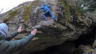 Video thumbnail de L'Ultima Follia di Lawrence d'Arabia, 7b+. Val Masino