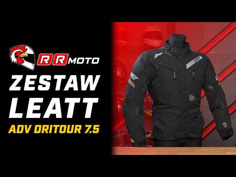 LEATT ADV DRITOUR 7.5 _ komplet motocyklowy adventure z membraną HydraDri Dri+ | kurtka i spodnie