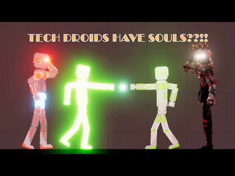 Corruption of the Divine vs Tech Droids - People Playground 1.21.3