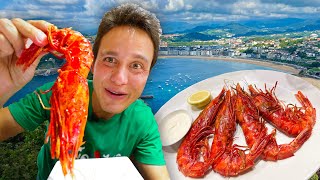 San Sebastian Food Tour - GIANT SCARLET PRAWNS 🦐 + Best Tortilla in Spain!! | Europe Food Paradise - YouTube