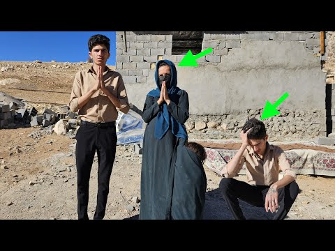 "😰🙏💔Narges' request to viewers to support Reza's new channel (Peren_57)"