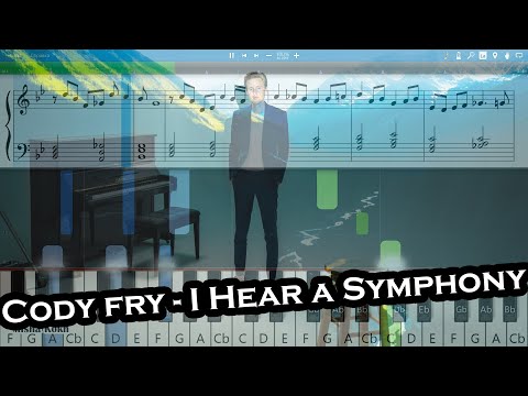 Cody fry - I Hear a Symphony [Piano Tutorial | Sheets | MIDI] Synthesia