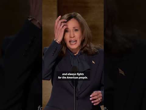 Kamala Harris vows 'new way forward' for America as she accepts nomination | AFP #shorts