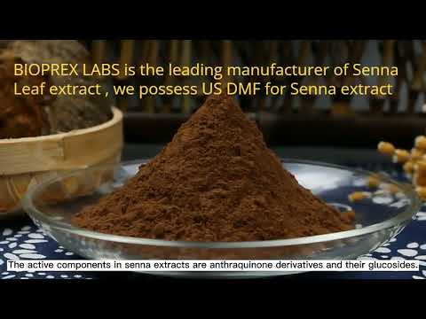 Cassia angustifolia senna leaf extract from bioprex labs, pa...