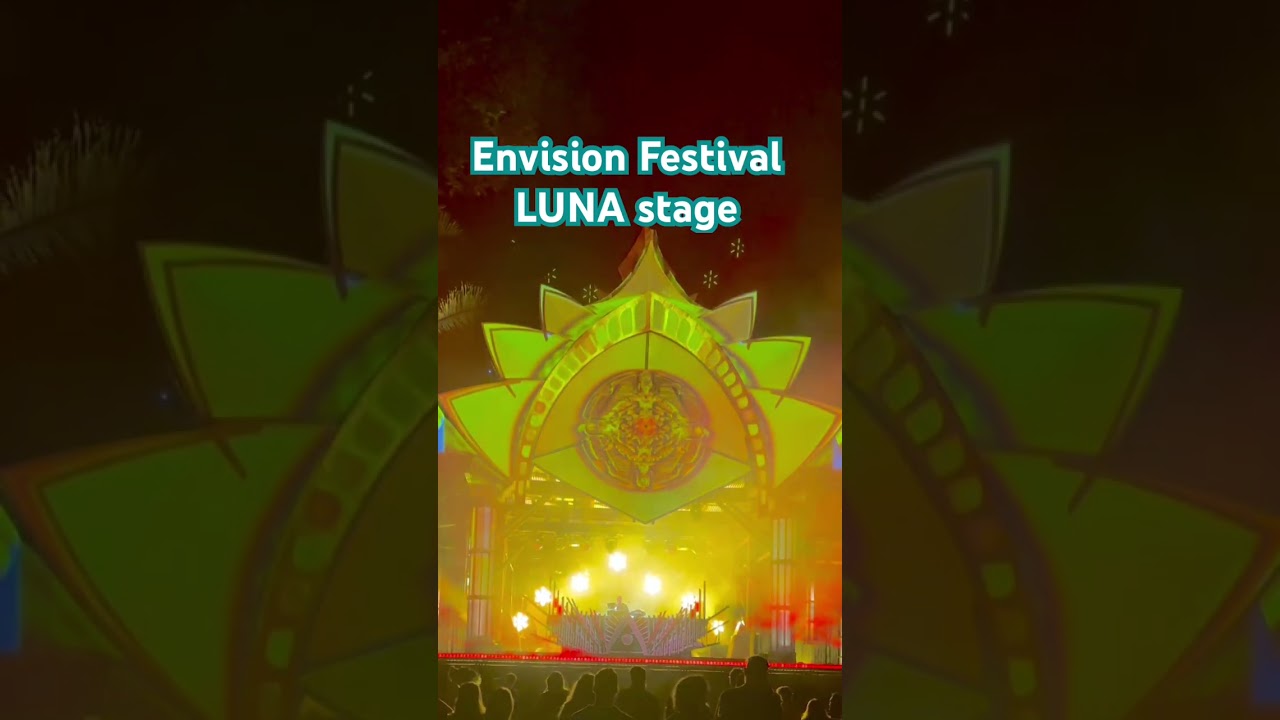 ⁠@EnvisionFestival22 LUNA stage #beatbox #livelooping #techno #envision #dance #festival #costarica
