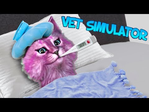 Я ЗАБОЛЕЛА( СИМУЛЯТОР ВЕТЕРИНАРА В РОБЛОКС roblox vet simulator