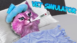 Я ЗАБОЛЕЛА( СИМУЛЯТОР ВЕТЕРИНАРА В РОБЛОКС roblox vet simulator