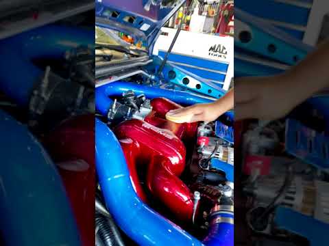 Built STi gets an AMS Intake Manifold Installed!