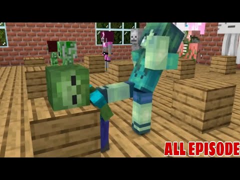 Monster School _ SEASON 4 & 5  ALL EPISODE - Minecraft Animation