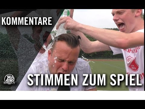 Die Stimmen zum Spiel | SV Schermbeck - DSC Wanne-Eickel (Relegation zur Oberliga)