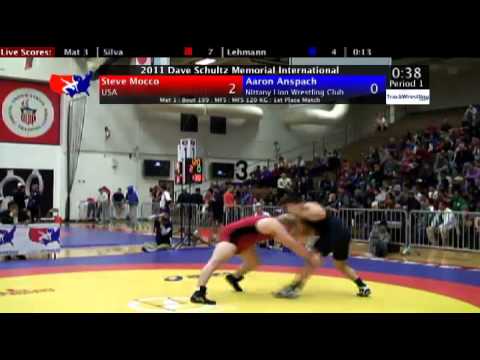 Schultz Freestyle 120kg Final Steve Mocco vs. Aaron Anspach (NLWC)