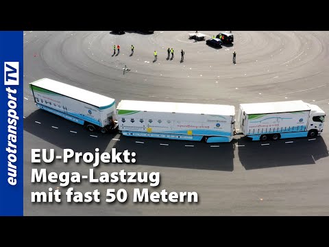 EU-Projekt: Superlange Lkw-Züge auf den Straßen Europas?