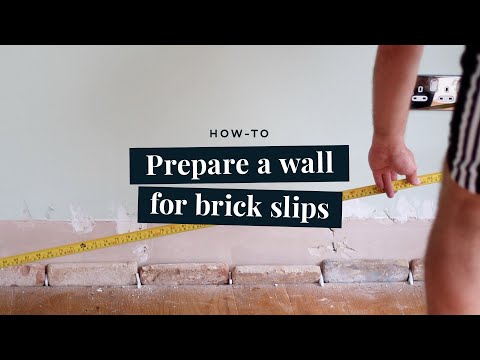 How To Prepare A Wall For Brick Slips