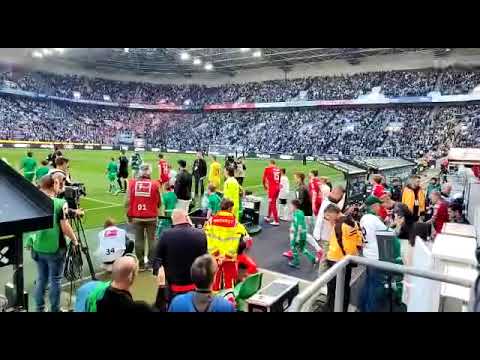 Einlauf ins Stadion Borussia Mönchengladbach vs 1.FC K*ln 5:2
