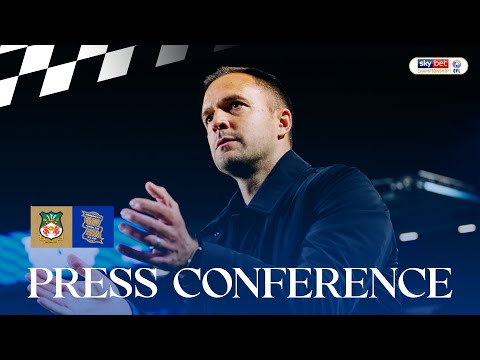 Press Conference | Chris Davies | Wrexham v Birmingham City