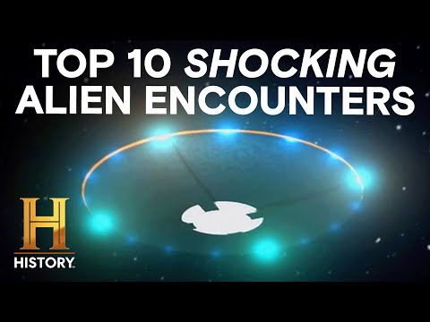 10 Alien Encounters You Won't Believe | Ancient Aliens | History