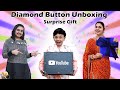 DIAMOND PLAY BUTTON UNBOXING | Surprise gift Giveaway | Aayu and Pihu Show