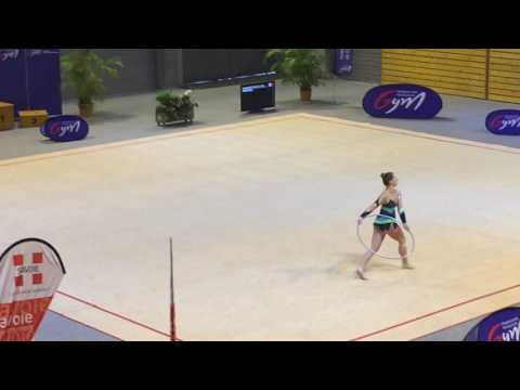Doriane Brun Meudic cerceau - Nat B 18 ans et + - France Chambéry 2017