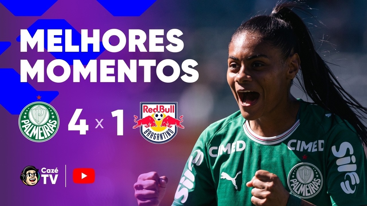 MELHORES MOMENTOS: PALMEIRAS 4 X 1 RB BRAGANTINO | PAULISTÃO 2026 | 7ª RODADA