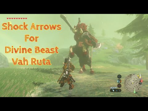 How To Get The Shock Arrows For Divine Beast Vah Ruta