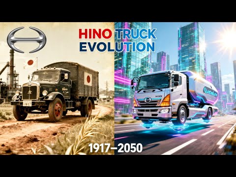 Evolution of HINO Trucks (1917–2050) — 43 Legendary Models in One Video! 🚚🔥
