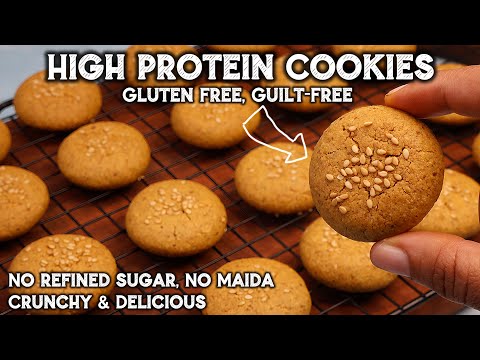Healthy Cookies Recipe 🍪 Gluten-Free, High-Protein & Weight-Loss Friendly!