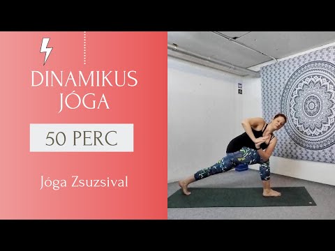 50 perc DINAMIKUS JÓGA - teljes test VINYÁSZA FLOW - Jóga Zsuzsival