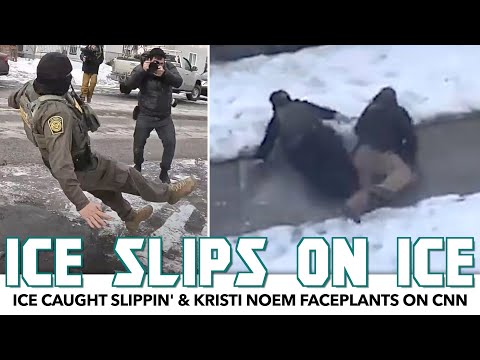 Everyone Laughs As ICE Slips On Ice, Kristi Noem Faceplants On CNN, & Fox Guest Embarrasses Host