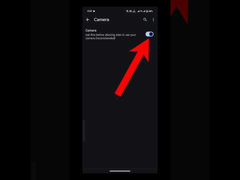 How to allow camera access in Google Chrome setting #shorts #shortvideo