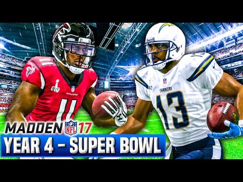 Madden 17 Chargers Franchise Year 4 - Super Bowl vs Falcons | Ep.92
