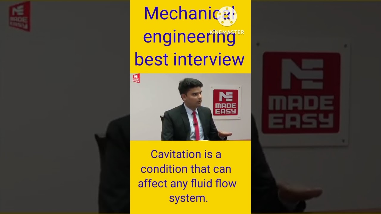mechanical  engineering  best interview .cavitation  in pump||#ese #upsc #gate #shorts