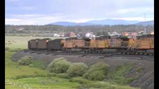 preview picture of video 'Coal train eastbound Fraser Colorado'