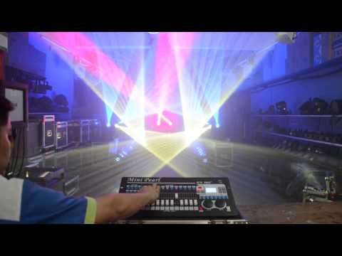 JUN PRO Mini Pearl  DMX controller with sharpy Beam 230 Double prism # stage lighting