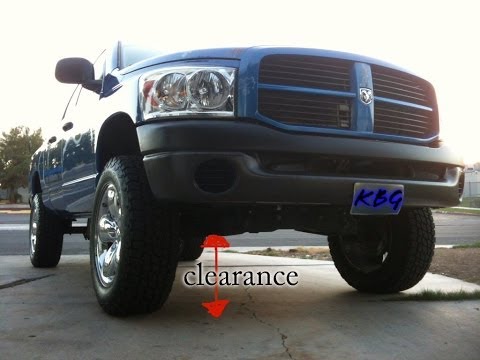 Lifted 2wd dodge ram engine and rear cam