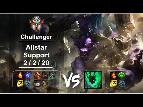 [4K] KR Challenger Support Alistar vs Thresh Ep.1256