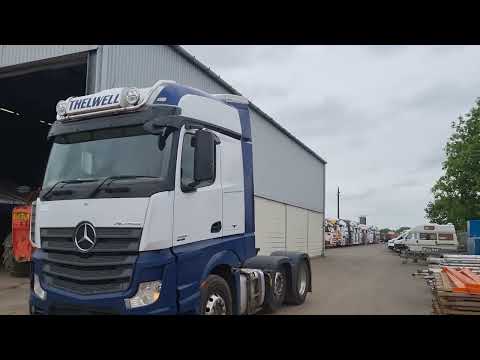 Mercedes Actros 2551 6x2 Midlift Tractor Unit, In auction Saturday 21st May 2022 - KU63HKP