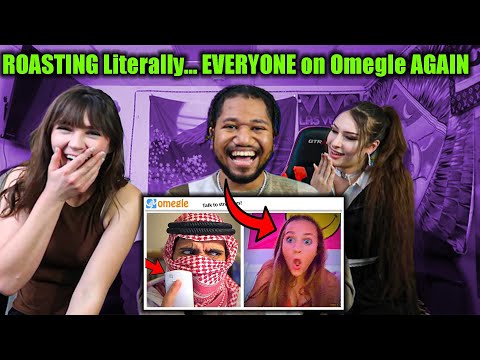 ROASTING Literally... EVERYONE on Omegle AGAIN! @MaskedArab REACTION
