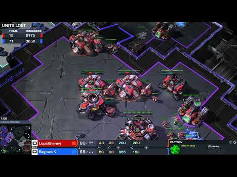 StarCraft 2 - uThermal Present: Hellbats Marauders pressure into 2 Thors Hellbats follow-up (2022)