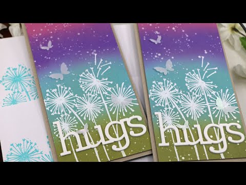 Oxide Ink Blending Emboss Resist | SSS Dandelion Messages Take 2