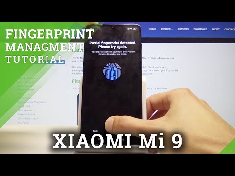 How to Add Fingerprint in XIAOMI Mi 9 - Fingerprint Set Up