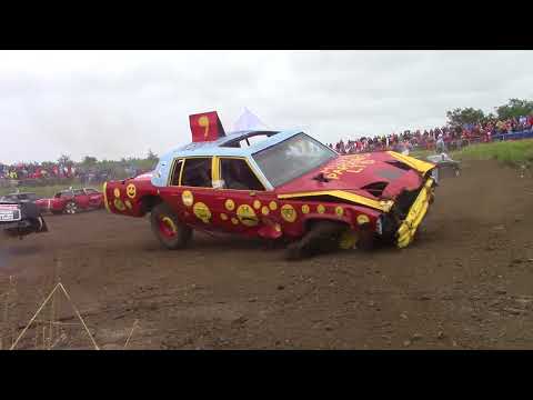2018 Gander Demolition Derby - Big Car Pit Cam