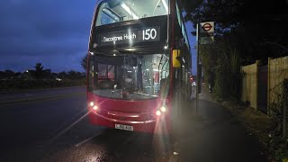 Going Soon/Route Branding: Arriva London ADL Enviro 400 T172 LJ60 AUX Route 150