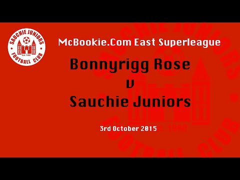 03/10/2015 Bonnyrigg Rose v Sauchie Juniors - Highlights