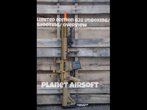 AIRSOFT LIMITED EDITION G28 OVERVIEW/ UNBOXING/ SHOOTING
