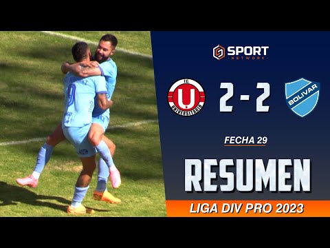 FC UNIVERSITARIO 2 - 2 BOLIVAR (Resumen del Partido)