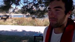 Canadian team kayaker Wes Hammer's first impressions
