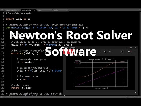 Newtons Root Solver Software Numerical Methods With Python 2