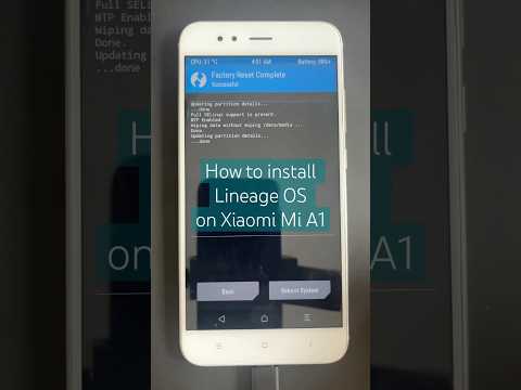 How to install Lineage OS on Xiaomi Mi A1 (update old phone to Android 13)