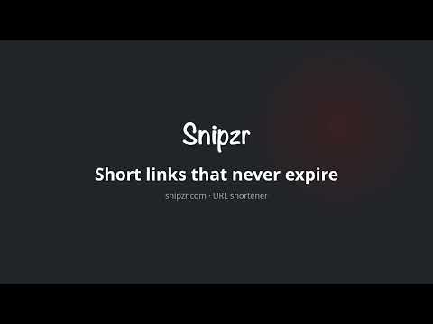Snipzr video preview