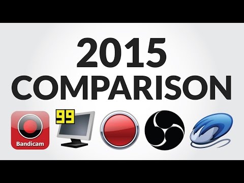 SCREEN RECORDER COMPARISON Fraps Bandicam Action Playclaw 5 OBS